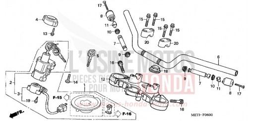 HANDLE PIPE/TOP BRIDGE CBF5006 de 2006